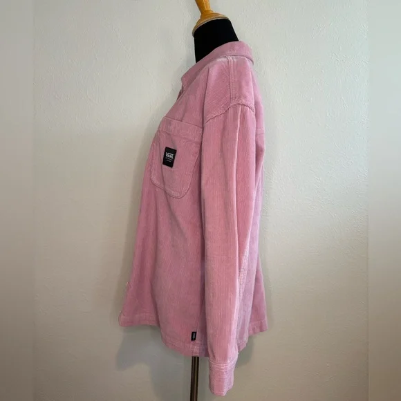 Vans Women's Pink Corduroy Jacket Size Xsmall - Picture 5 of 9